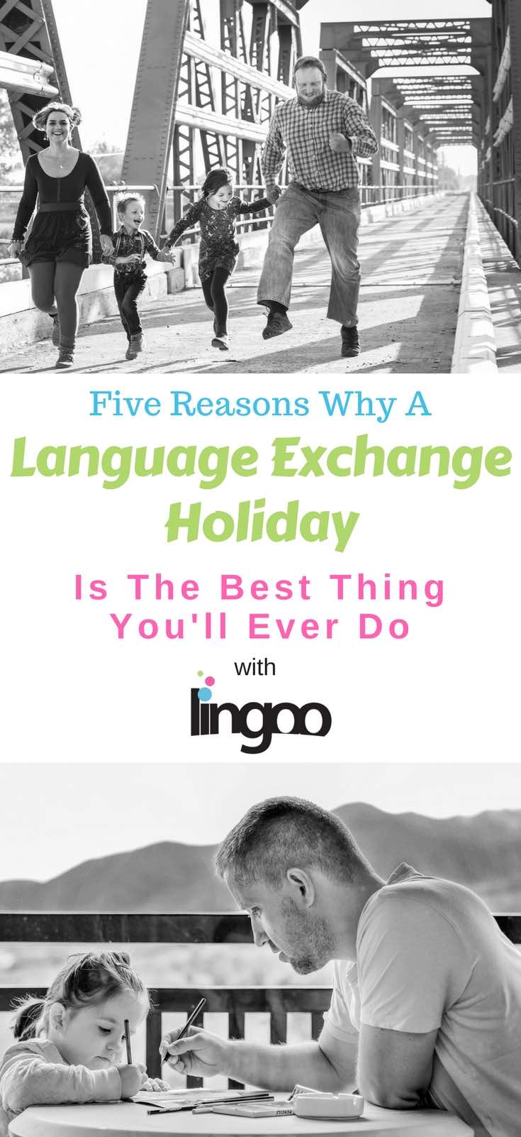 5 reasons why a language exchange holiday is the best thing you’ll ever do! Happy families on a language vacation